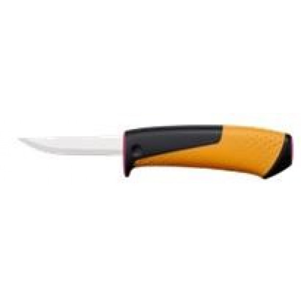 Cuchillo para carpintero con funda y afilador FISKARS